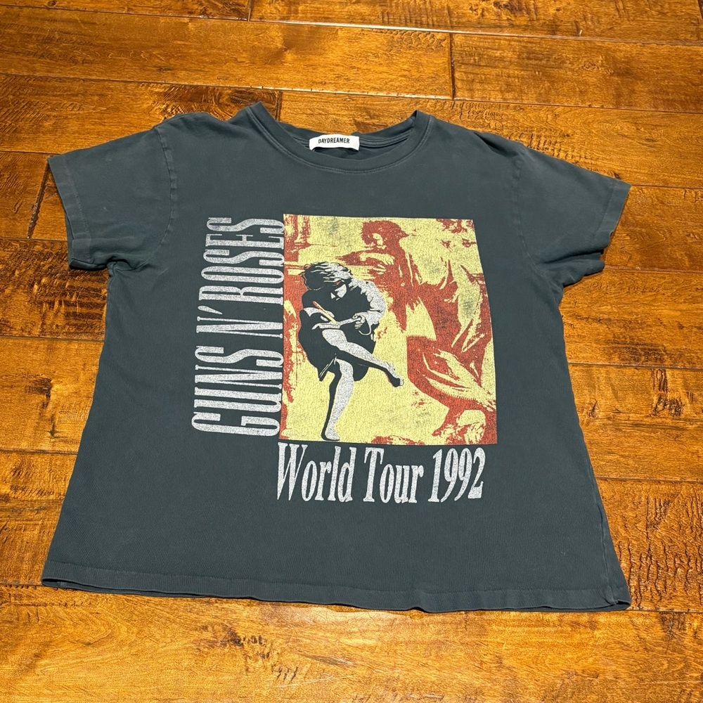 Daydreamer Guns N' Roses World Tour 1992 T-Shirt - gray